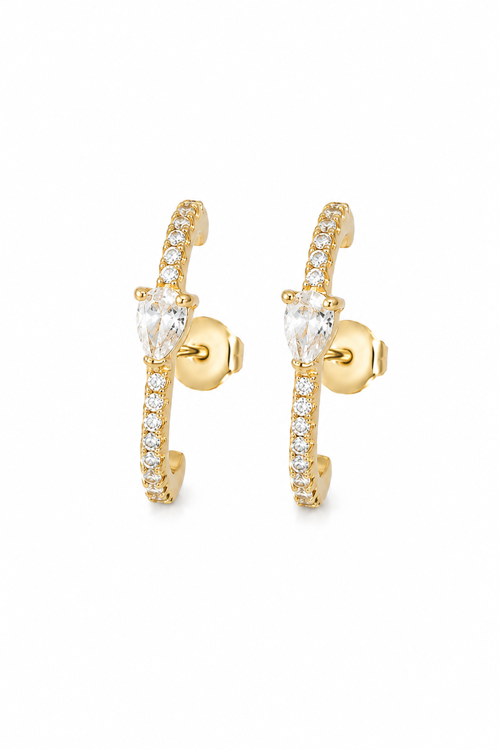 Brinco Earhook Cravejado Gotinha