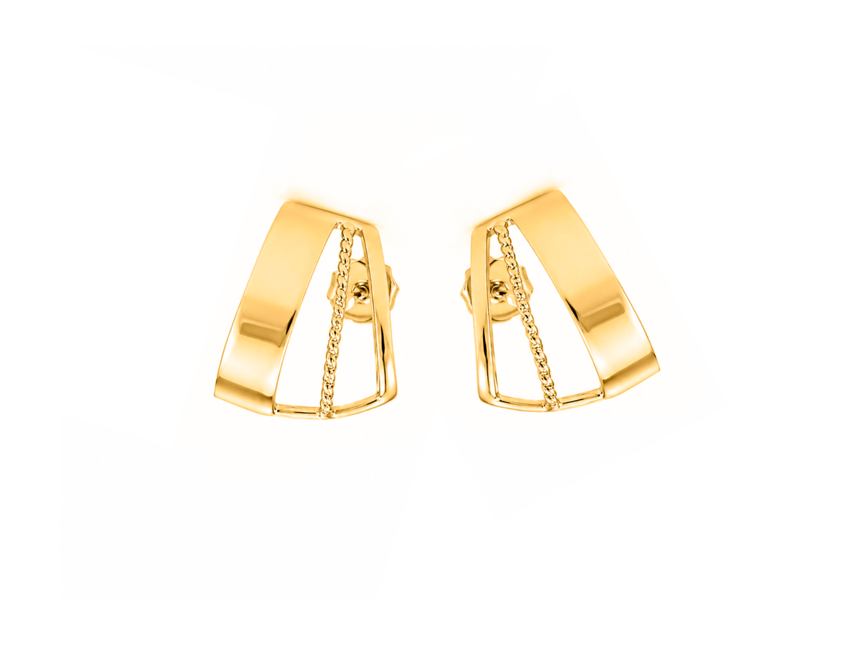 Brinco Earhook Três Aros Liso/Trabalhado
