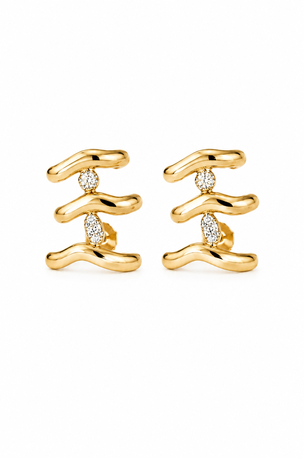 Brinco Earcuff Três Aros