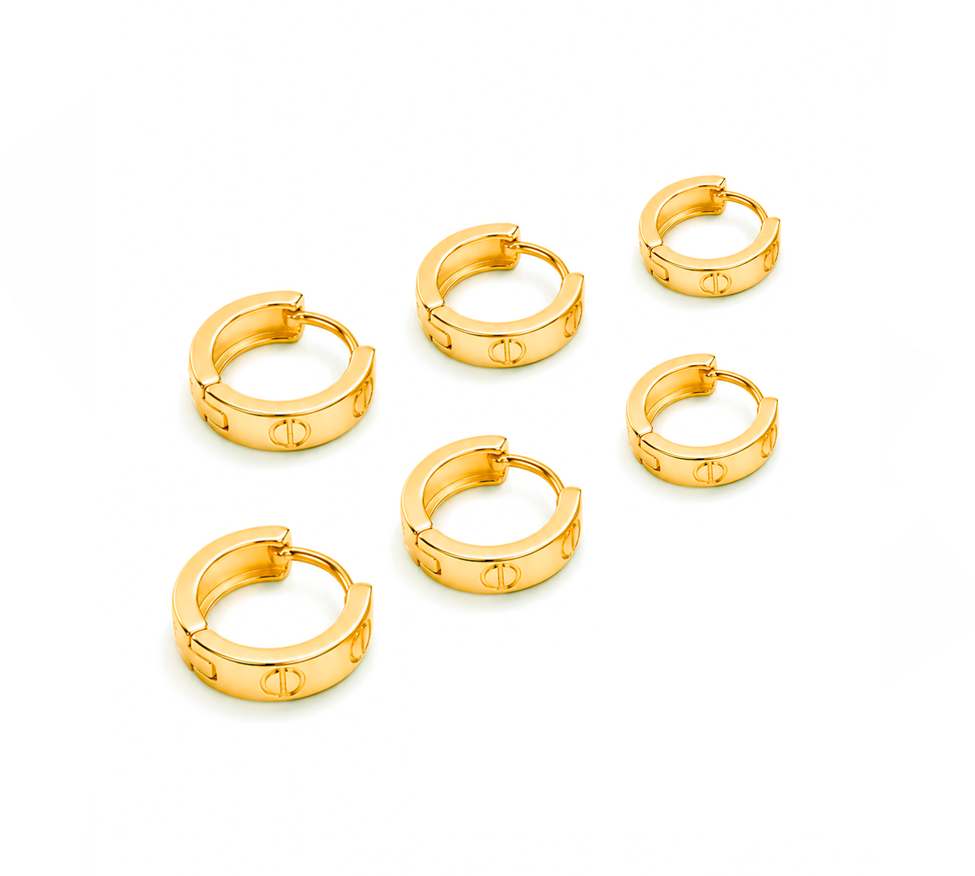 Brinco Trio Argolinhas Inspiração