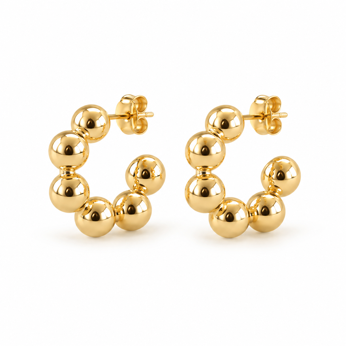 Brinco Argola Bolinhas
