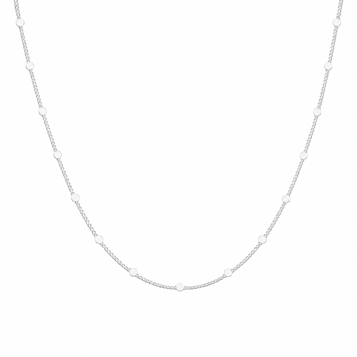 Colar Diamantado Chapinha Longo