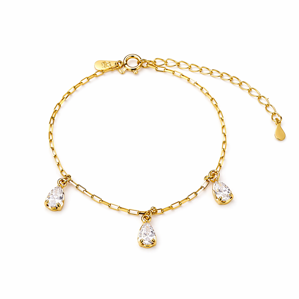 Pulseira Gotas Pendurado