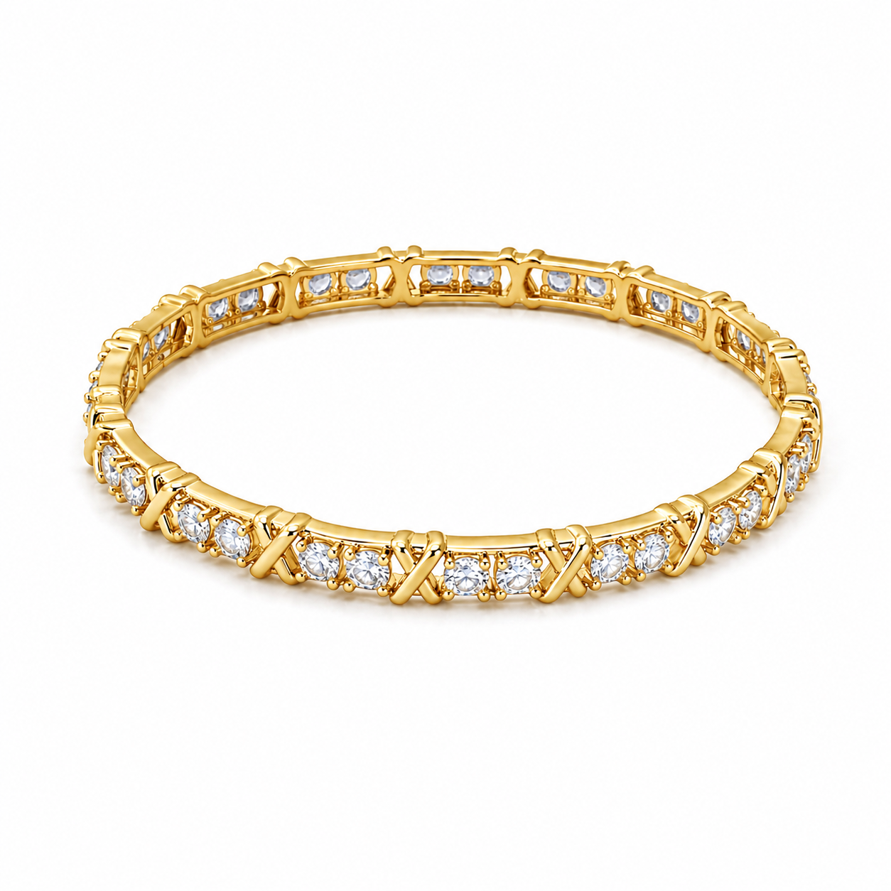 Bracelete X Zircônias