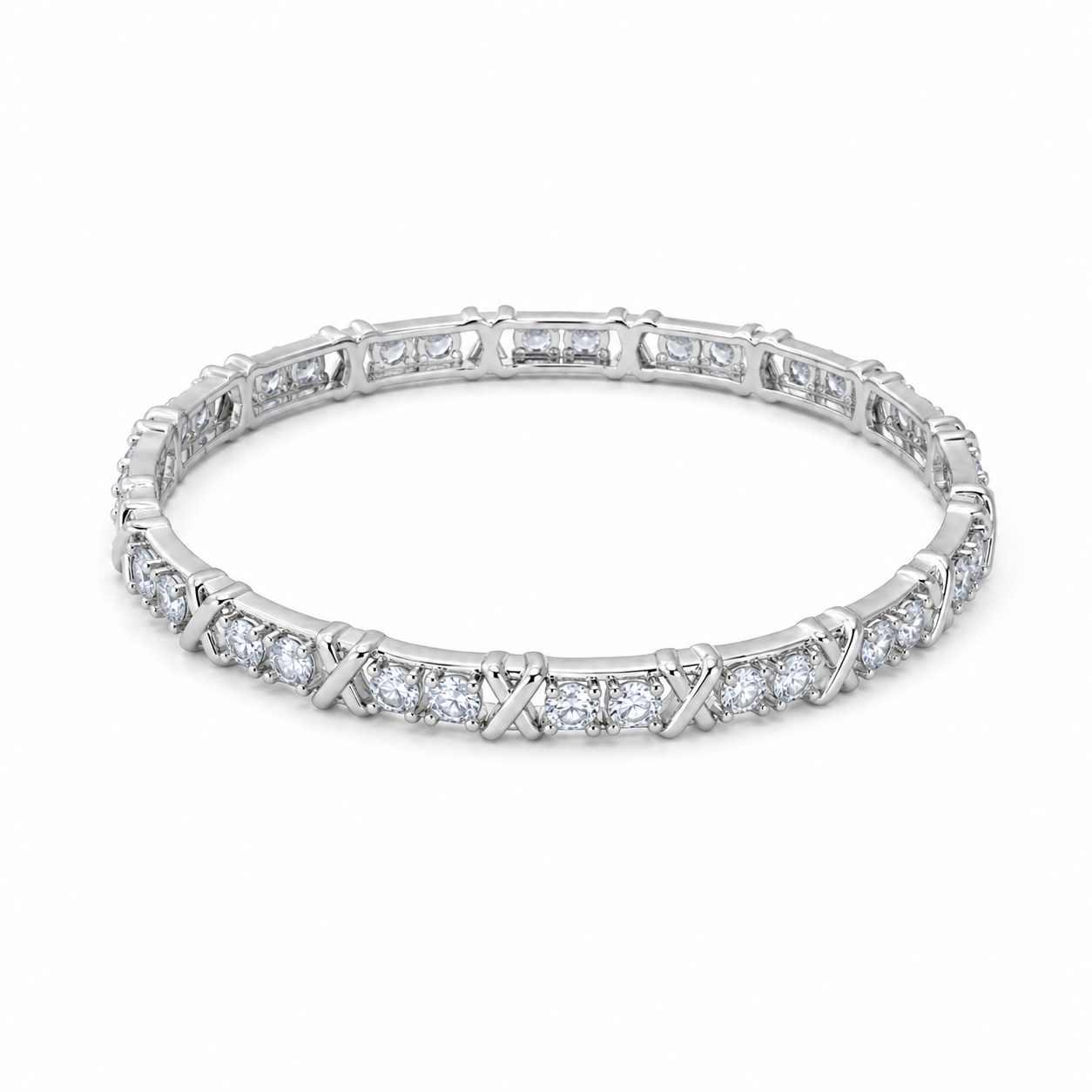 Bracelete X Zircônias