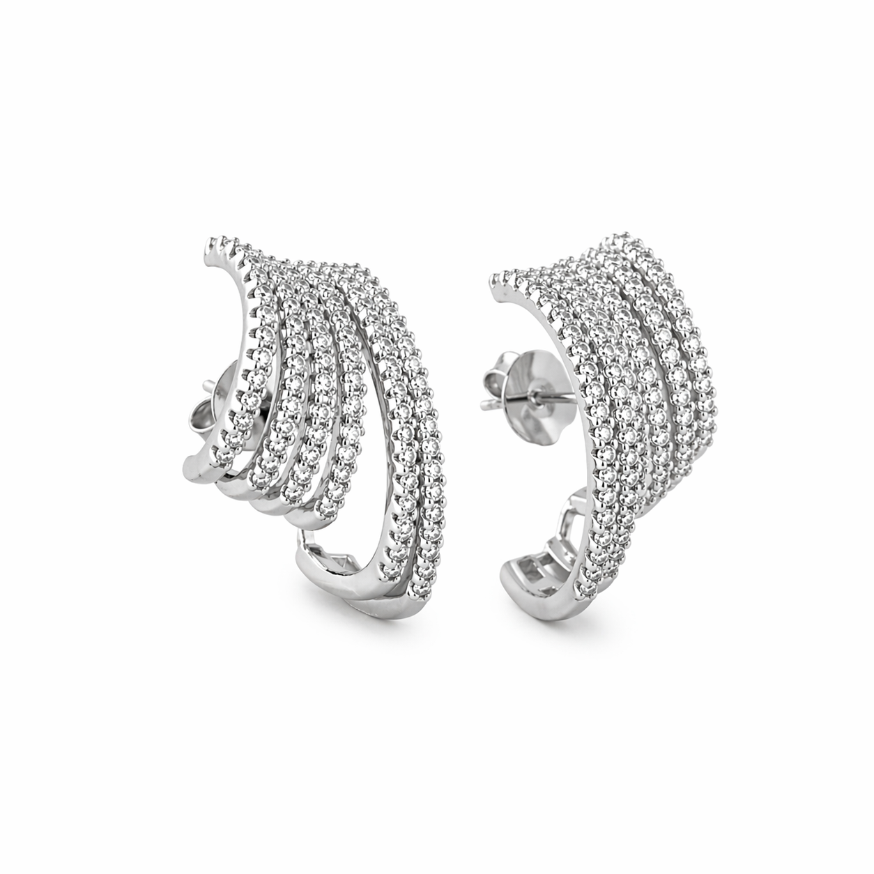 Brinco Ear Hook Cravejado