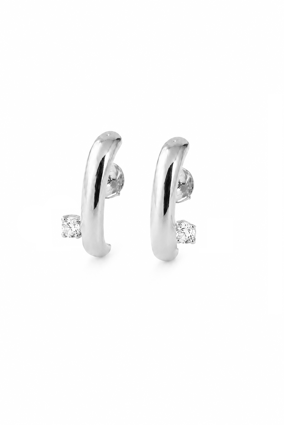 Brinco Earhook Liso Pontinho De Luz