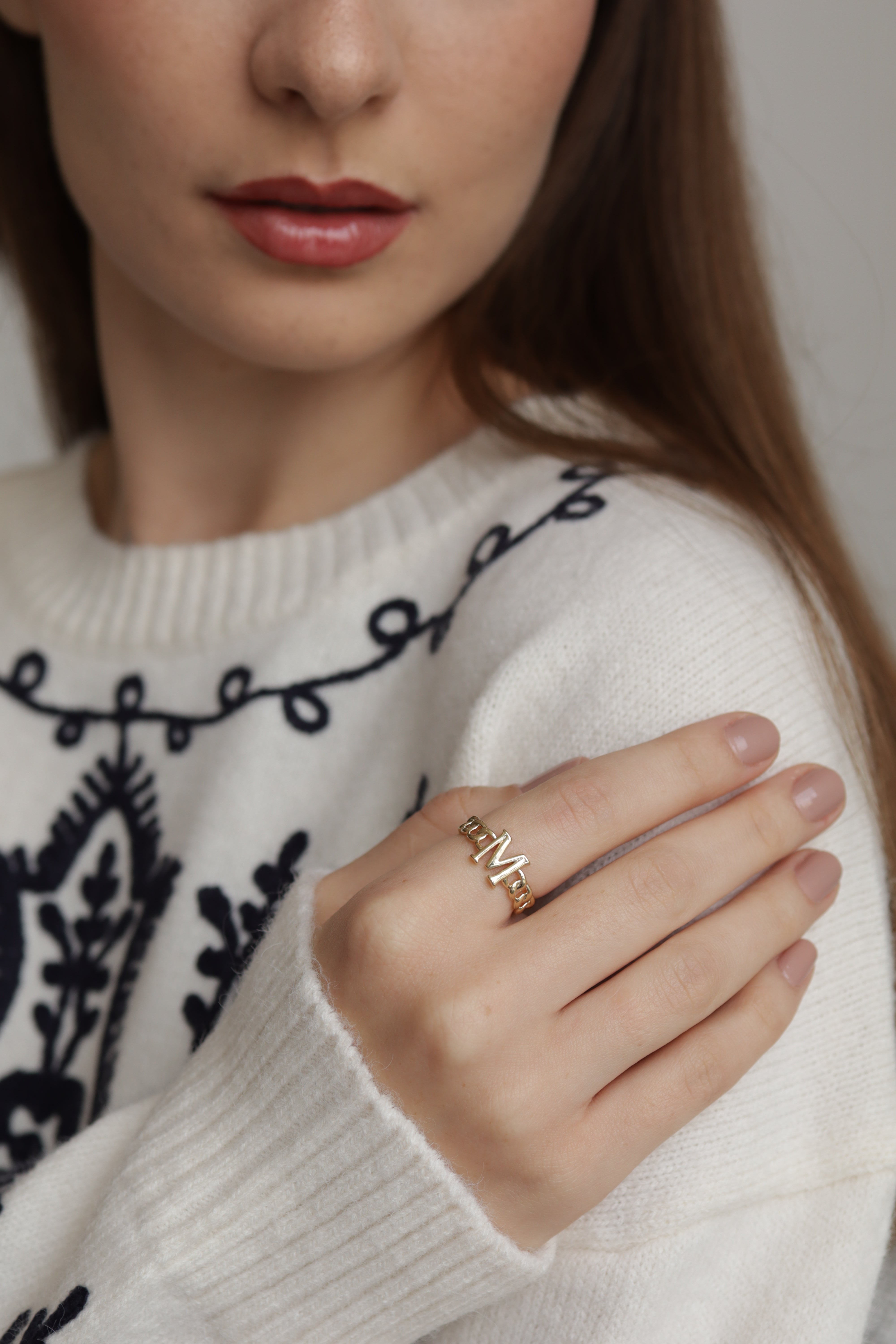 Anel Inicial Regulável Dourado