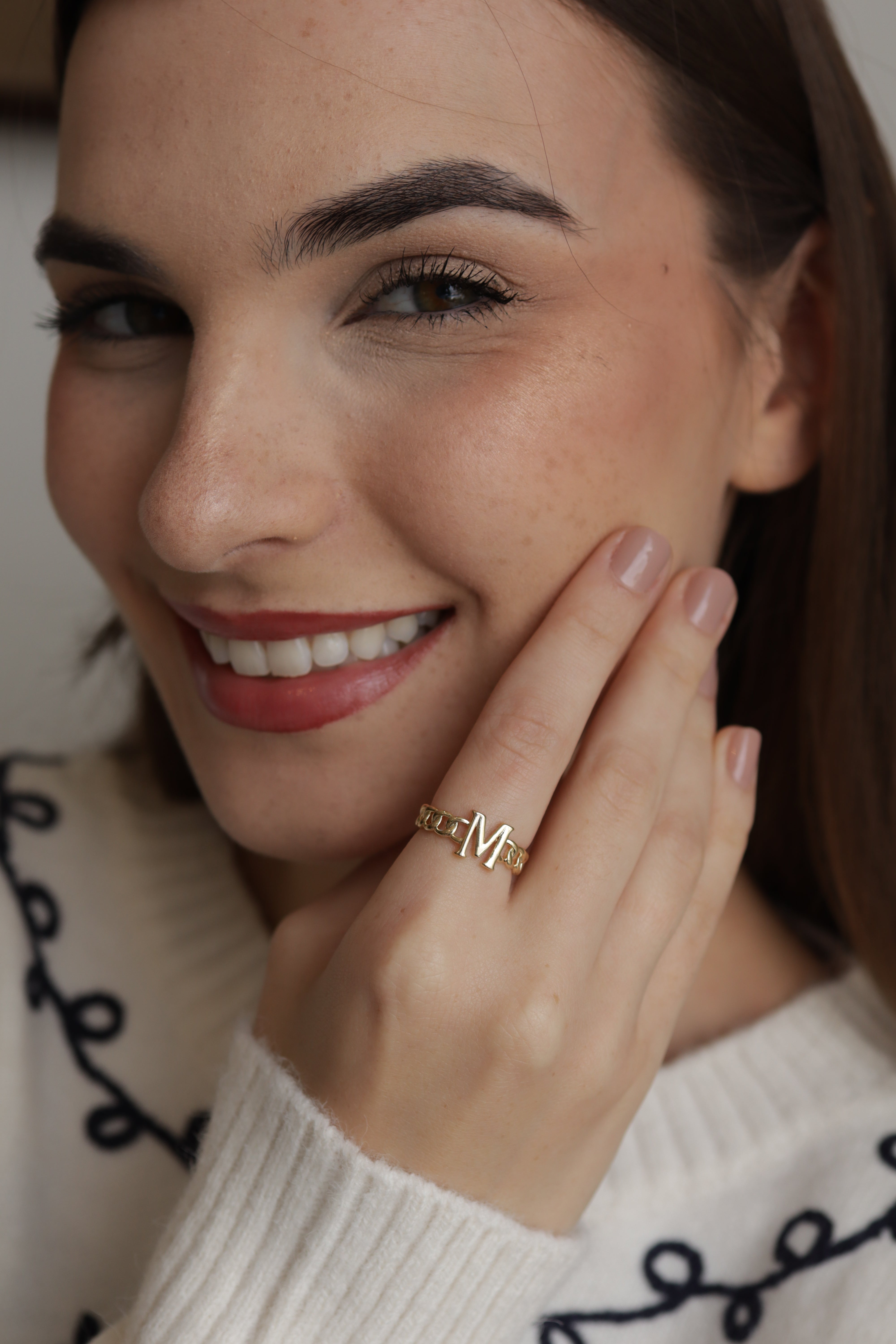 Anel Inicial Regulável Dourado