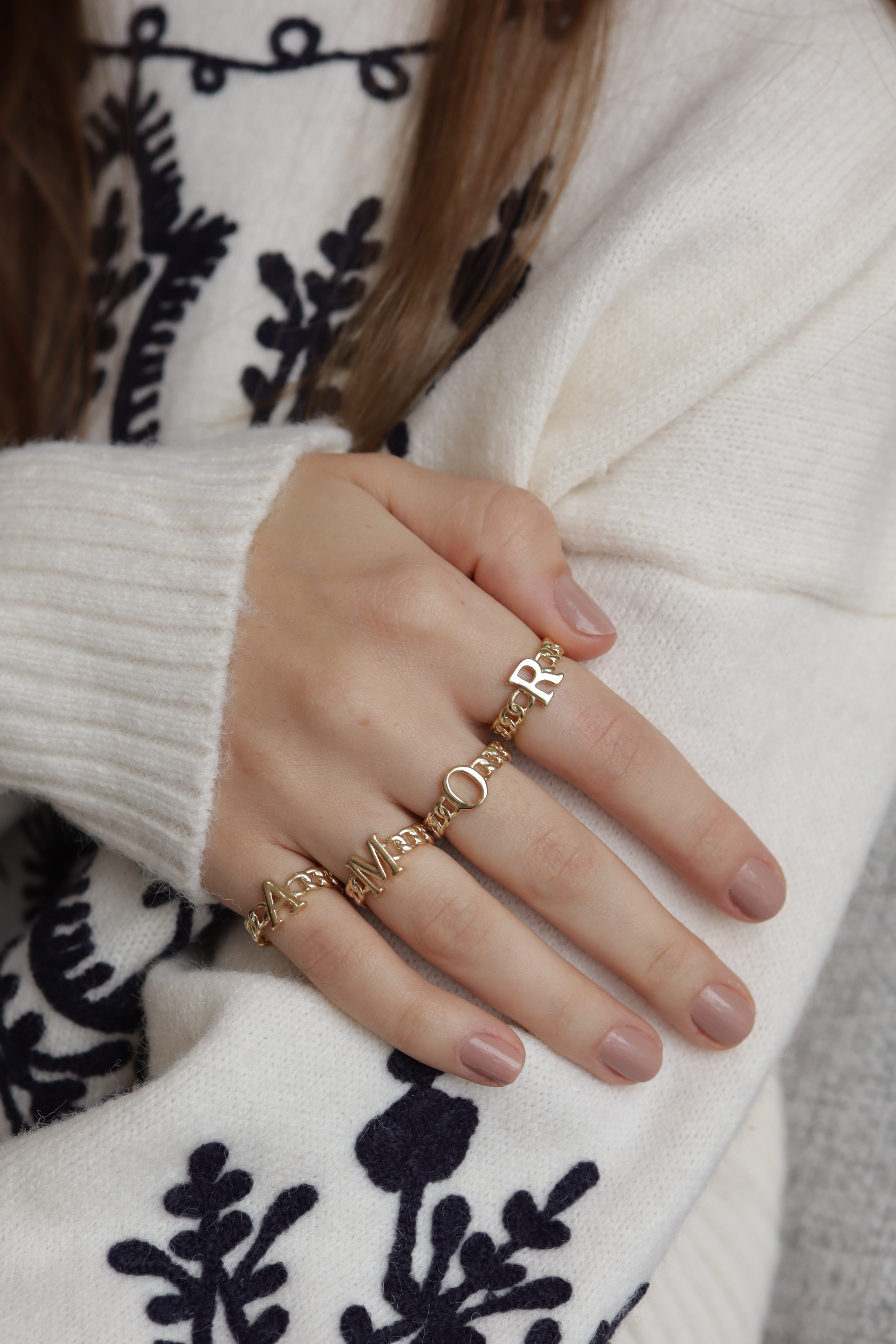 Anel Inicial Regulável Dourado