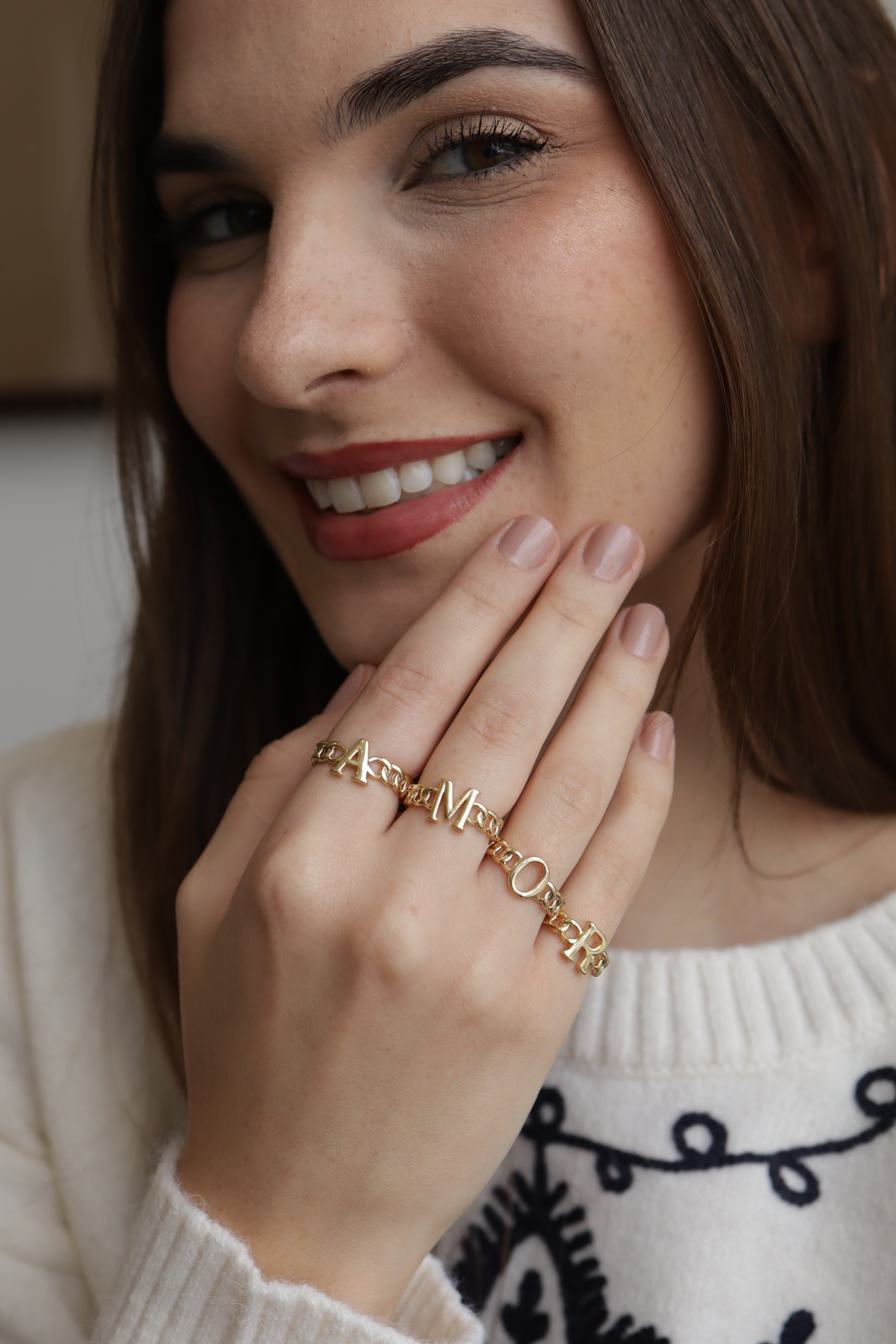 Anel Inicial Regulável Dourado