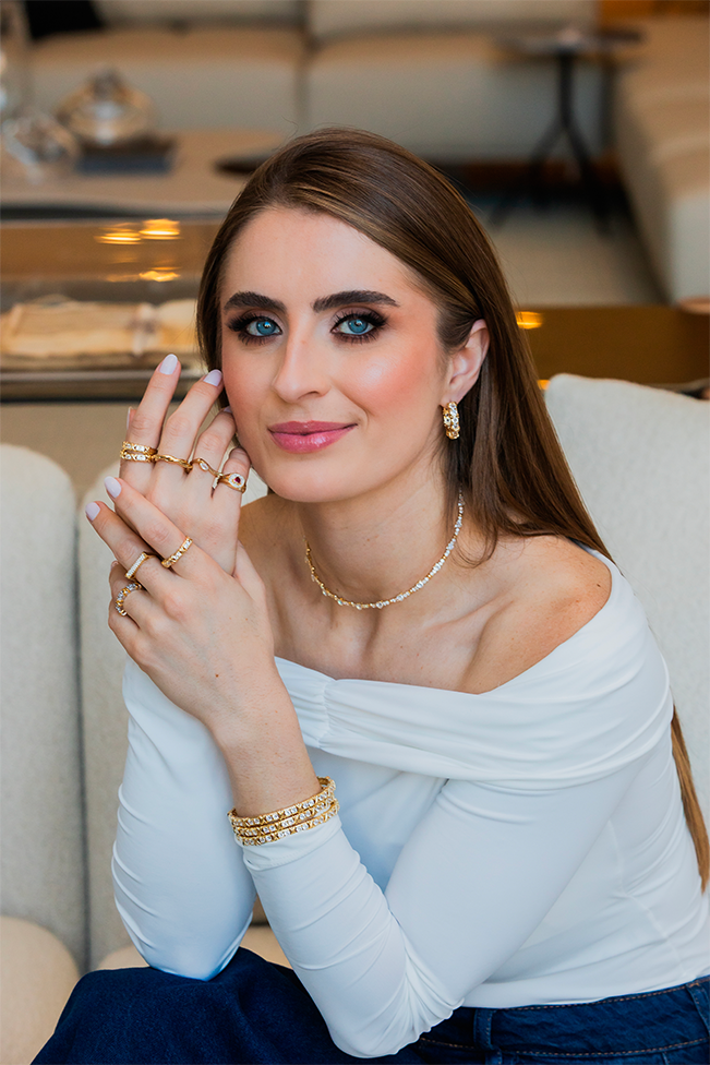 Choker Aro Corações Zircônia