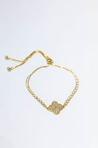 Pulseira Riviera Trevo Dourado