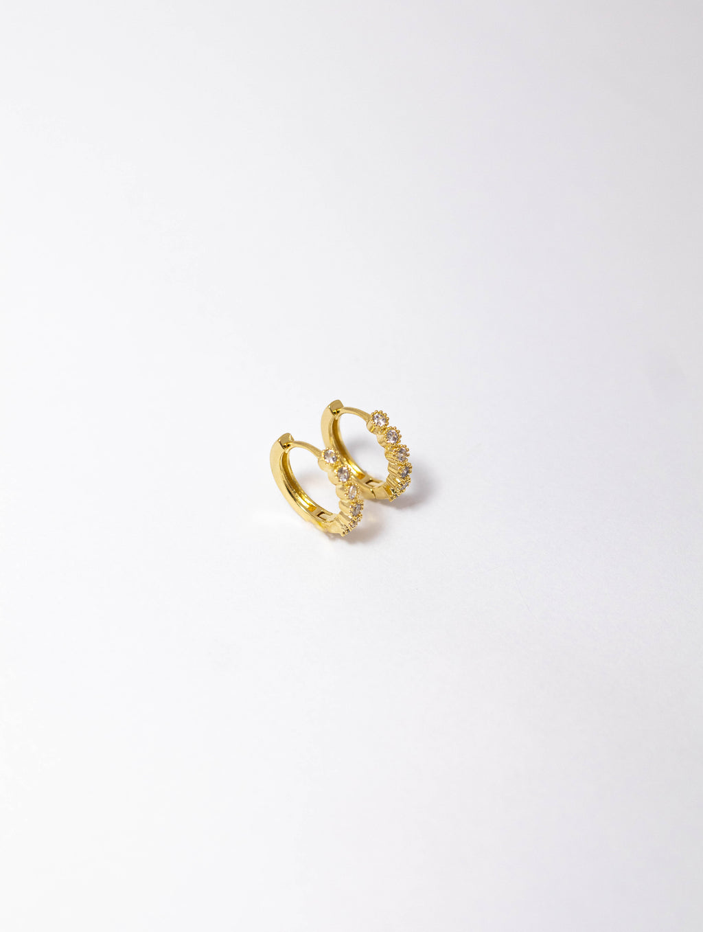 Brinco Argola Cravejada Dourado