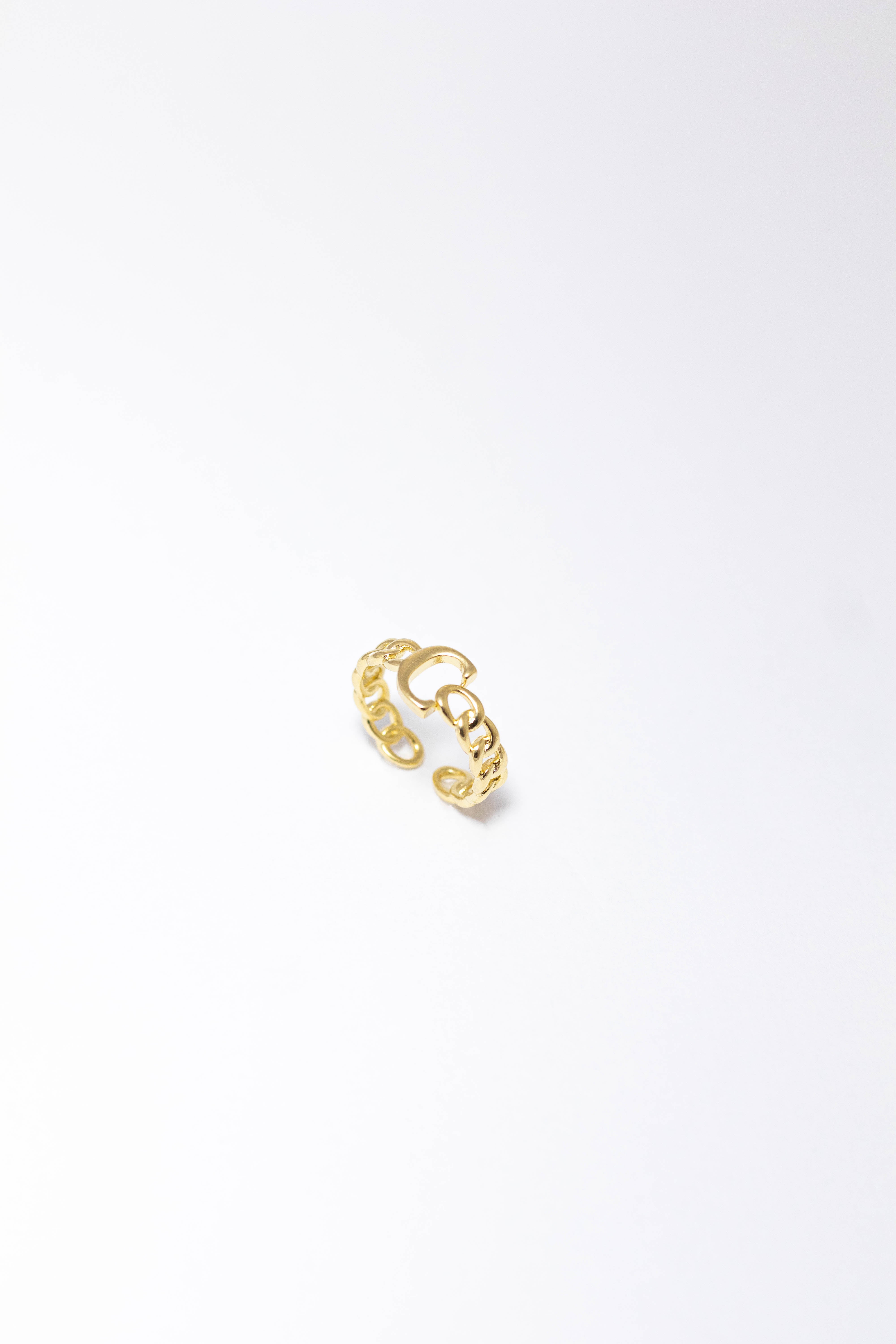 Anel Inicial Regulável Dourado