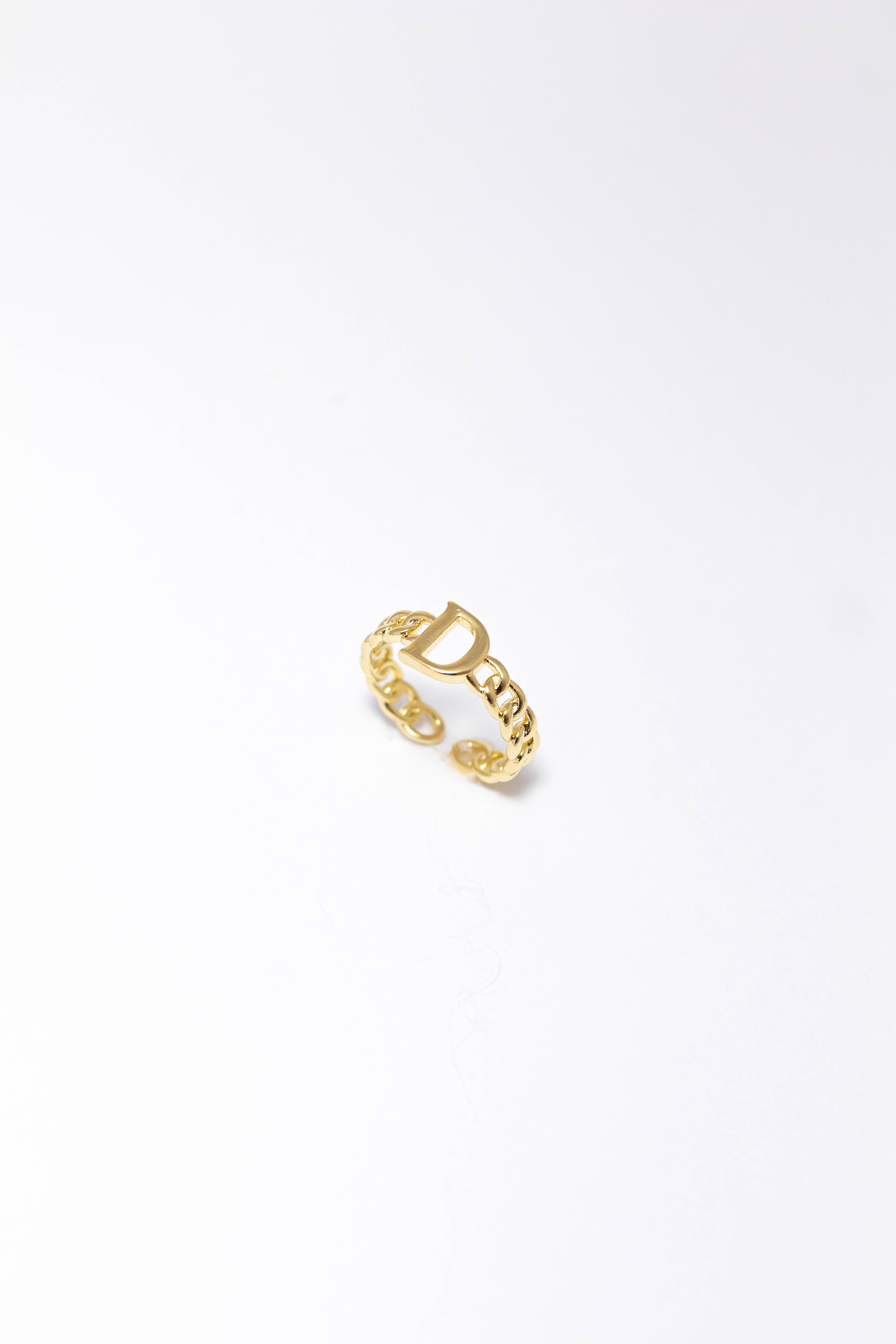 Anel Inicial Regulável Dourado