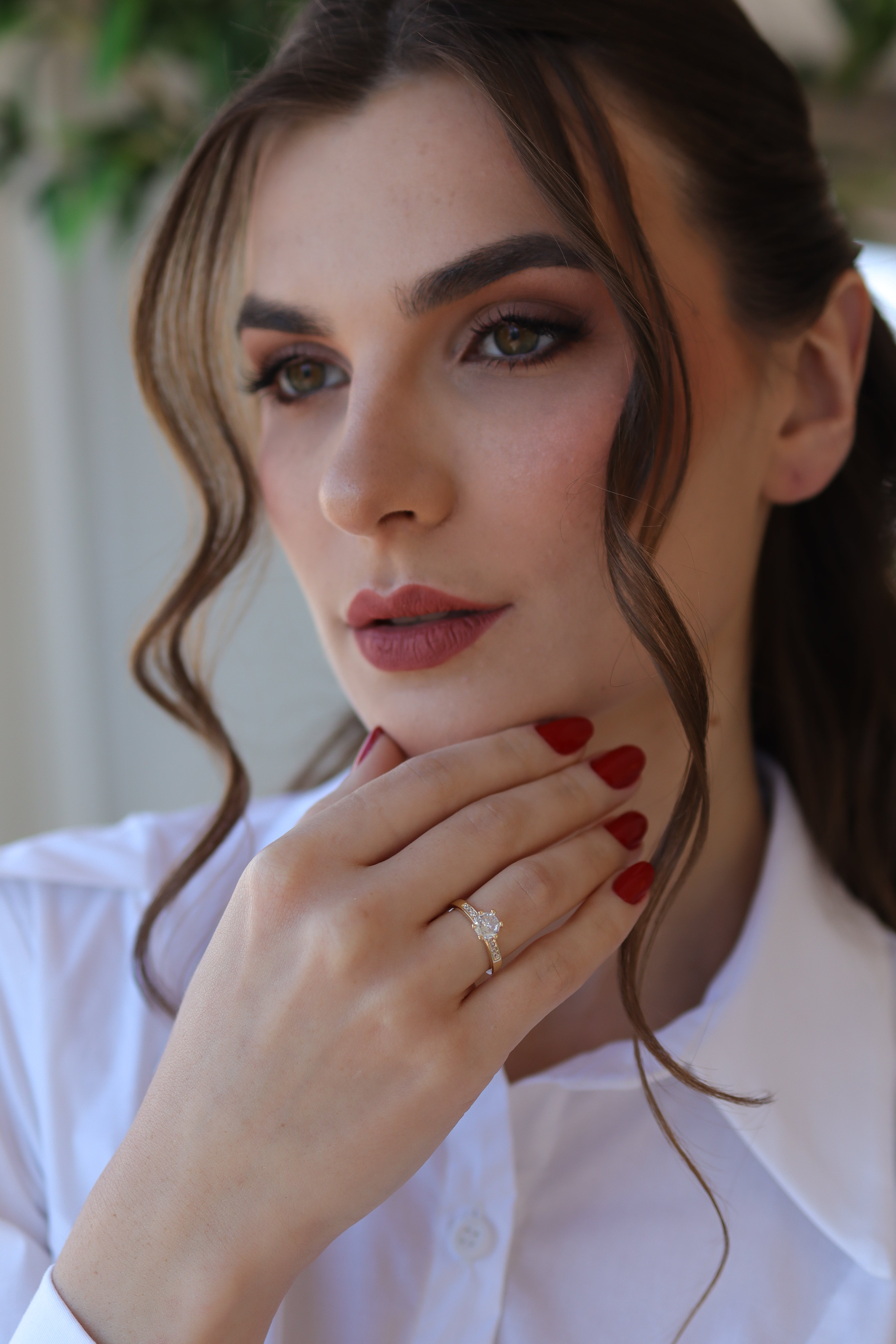 Anel Regulável Solitário