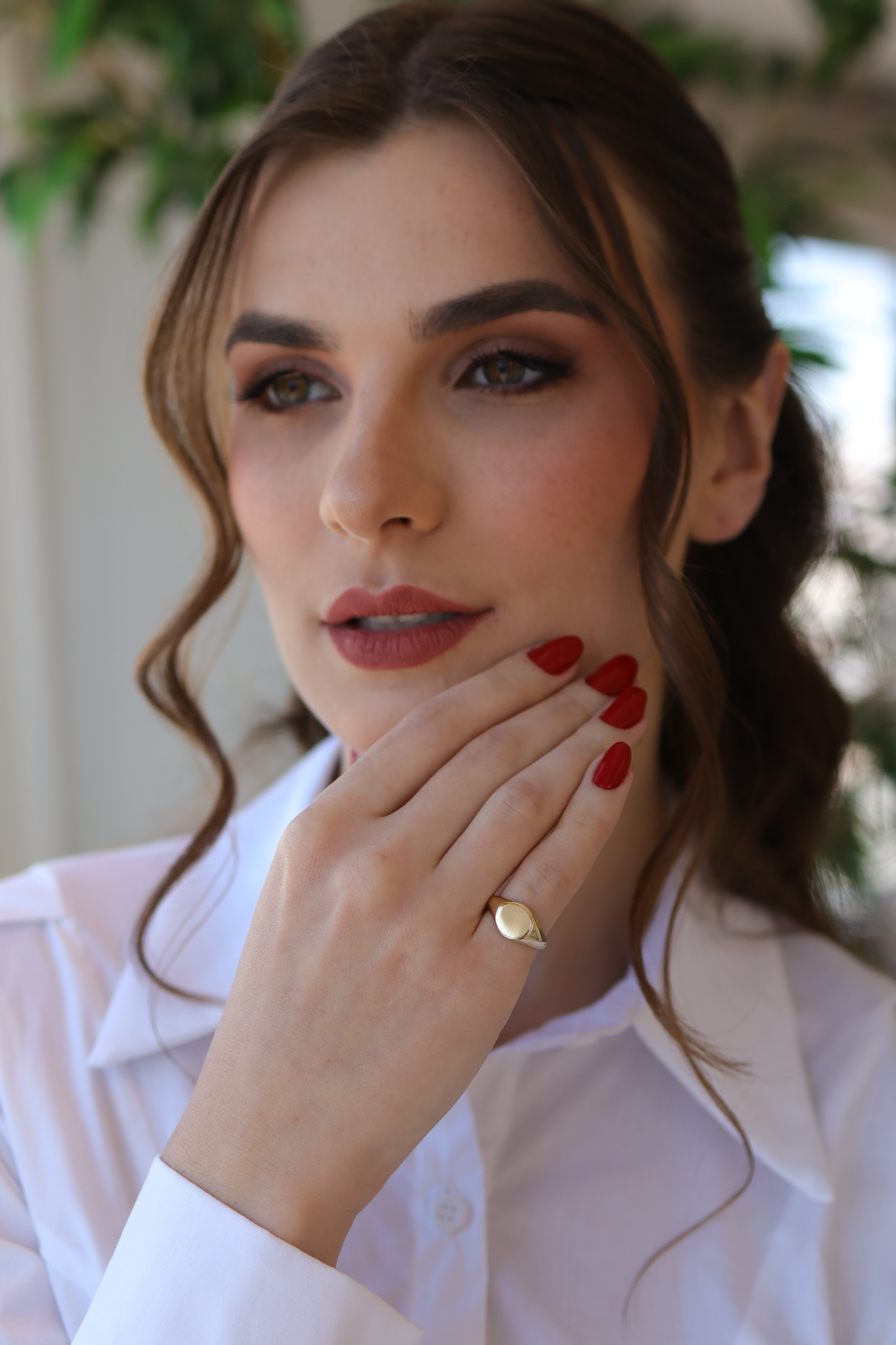 Anel Regulável Dedinho Liso