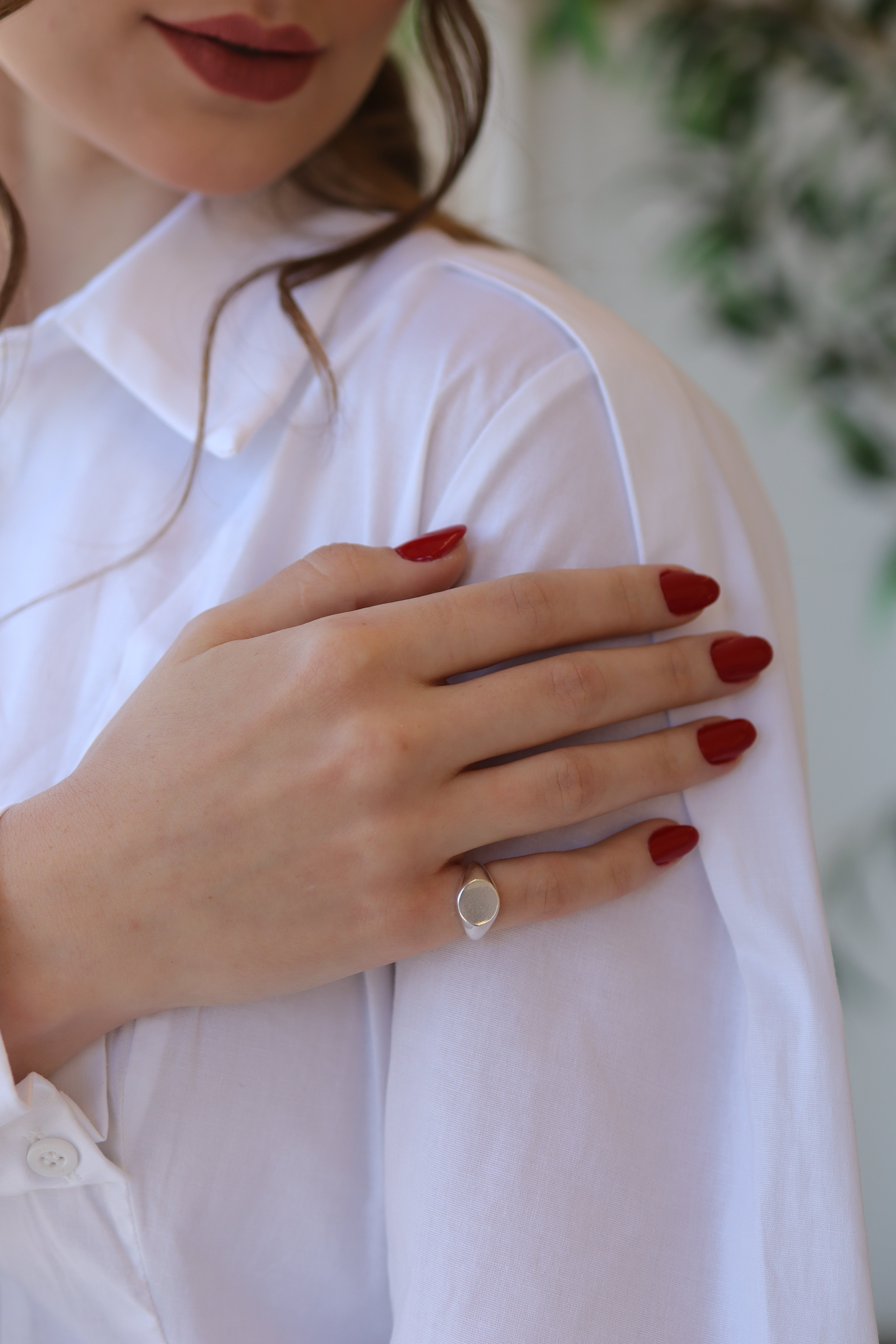 Anel Regulável Dedinho Liso