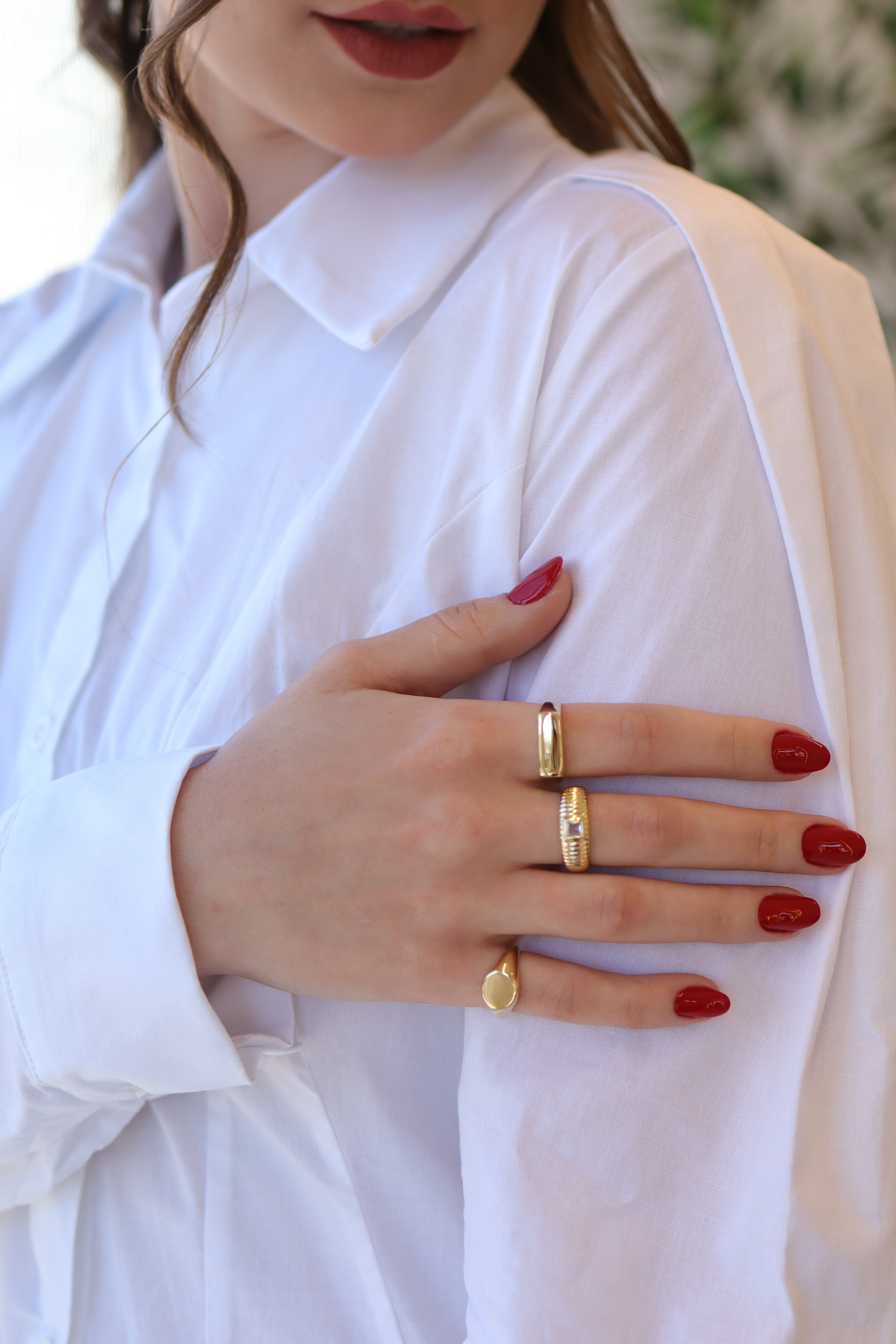 Anel Regulável Dedinho Liso