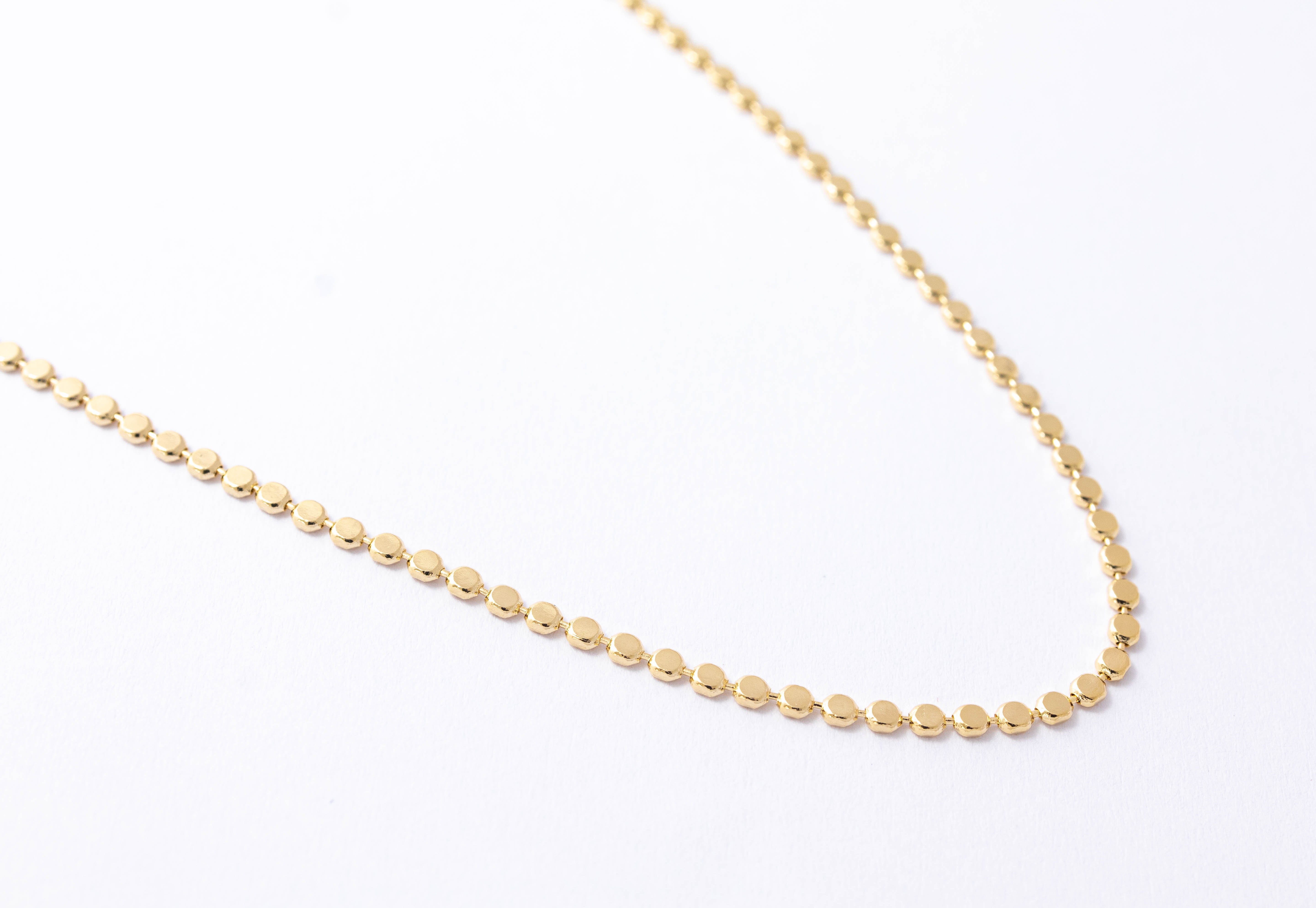 Colar Diamantado Dourado