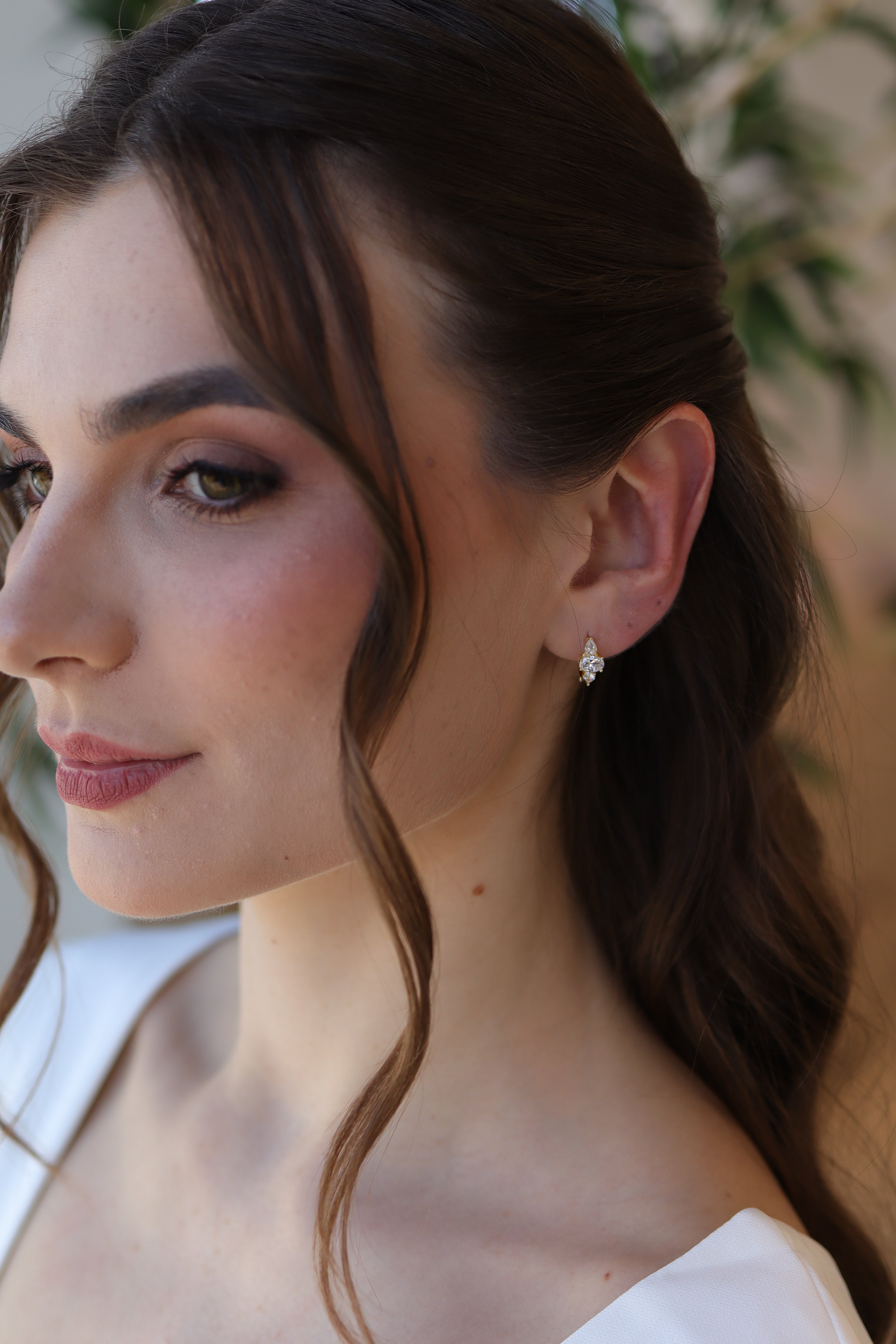 Brinco Argolinha Zircônias