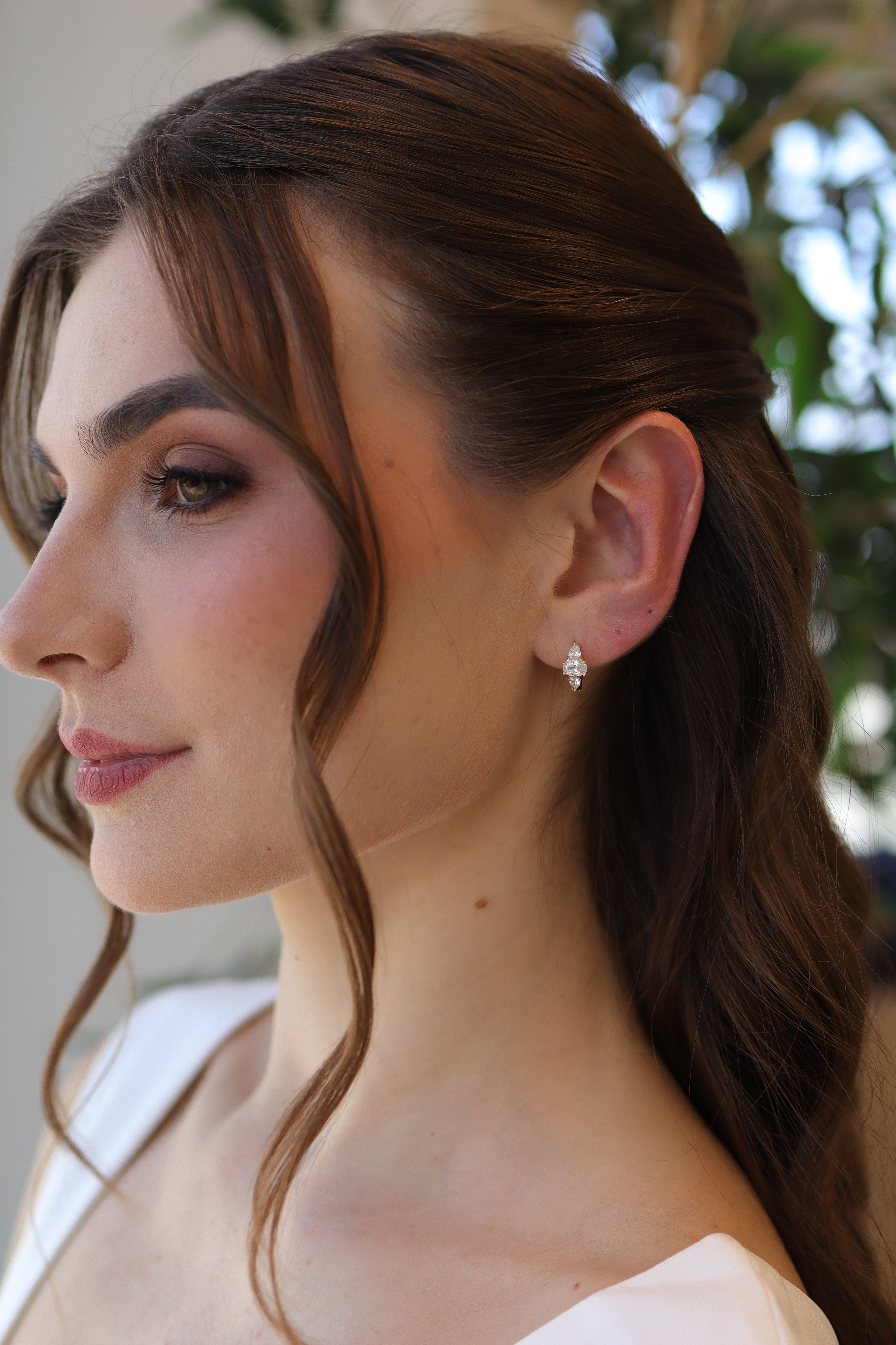 Brinco Argolinha Zircônias