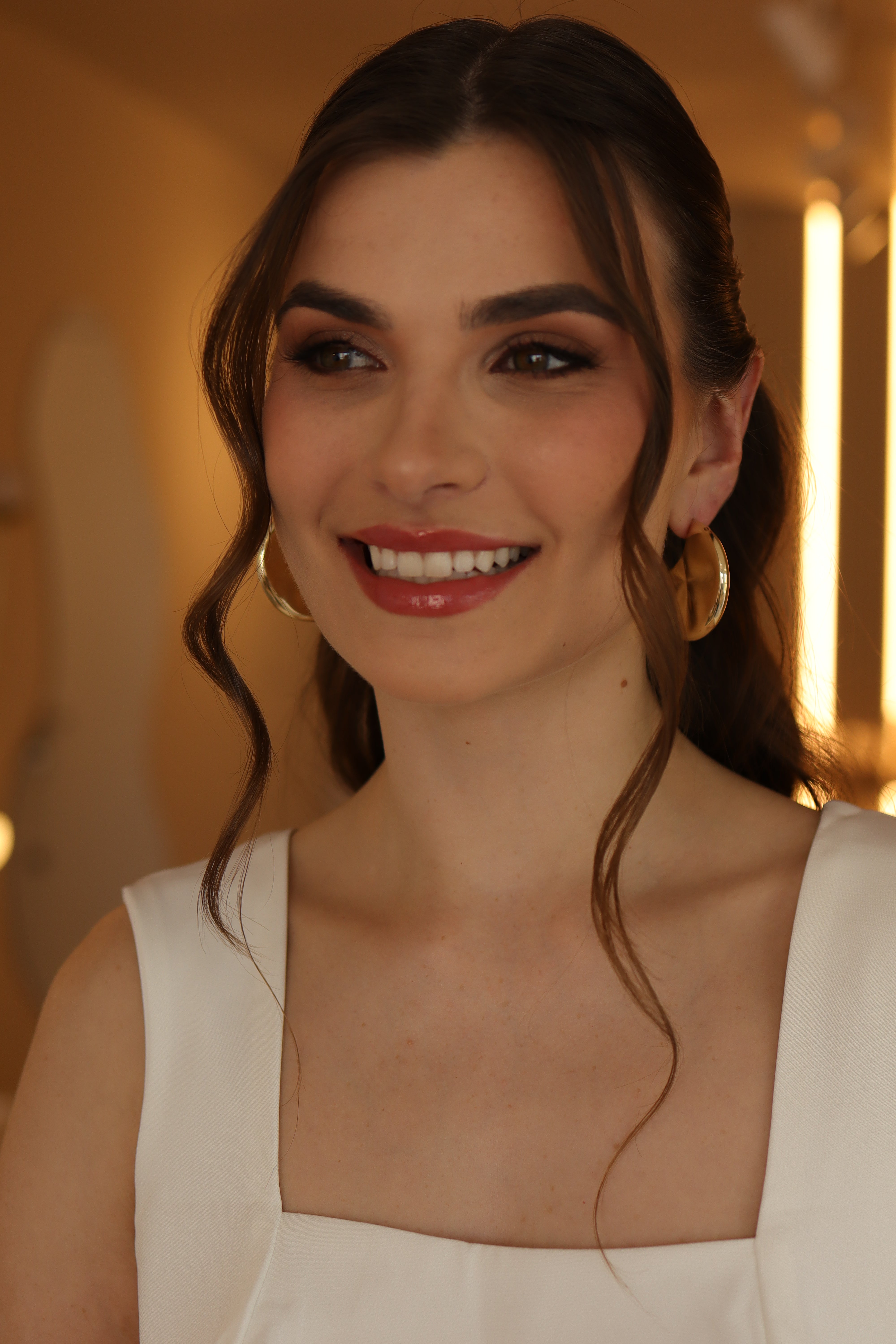 Brinco Argola Lua Dourado