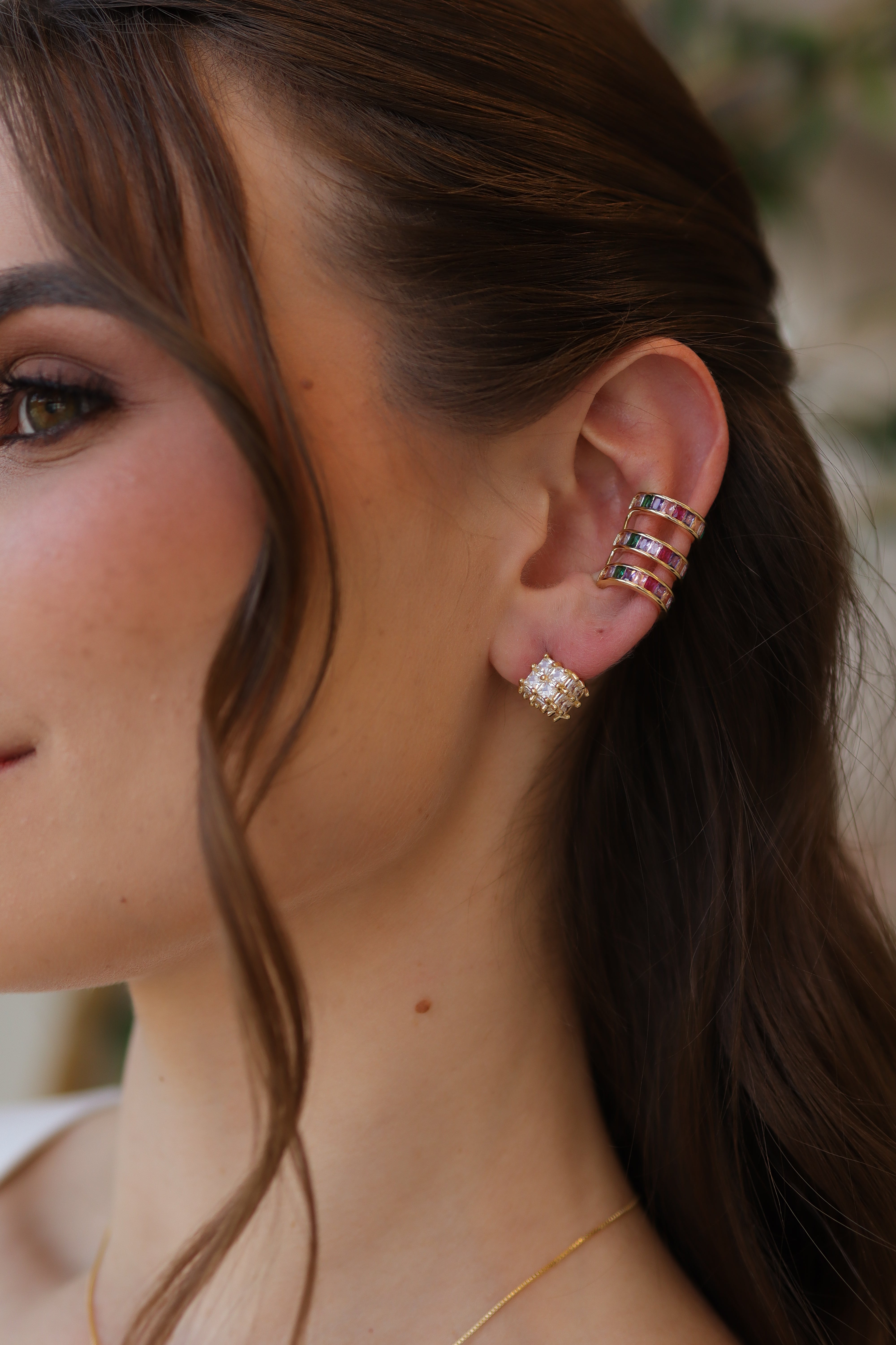 Piercing Zircônia Baguete