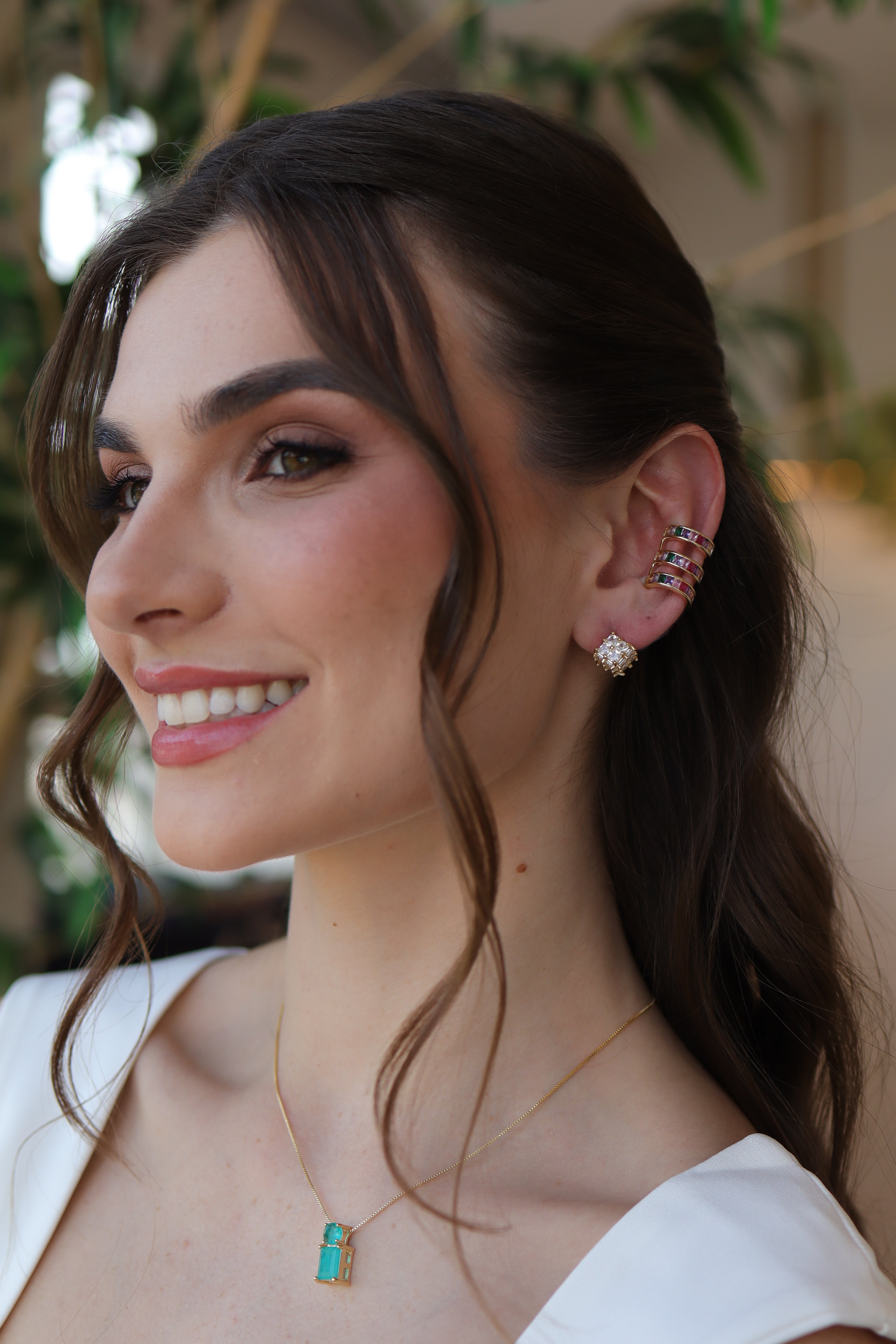 Piercing Zircônia Baguete