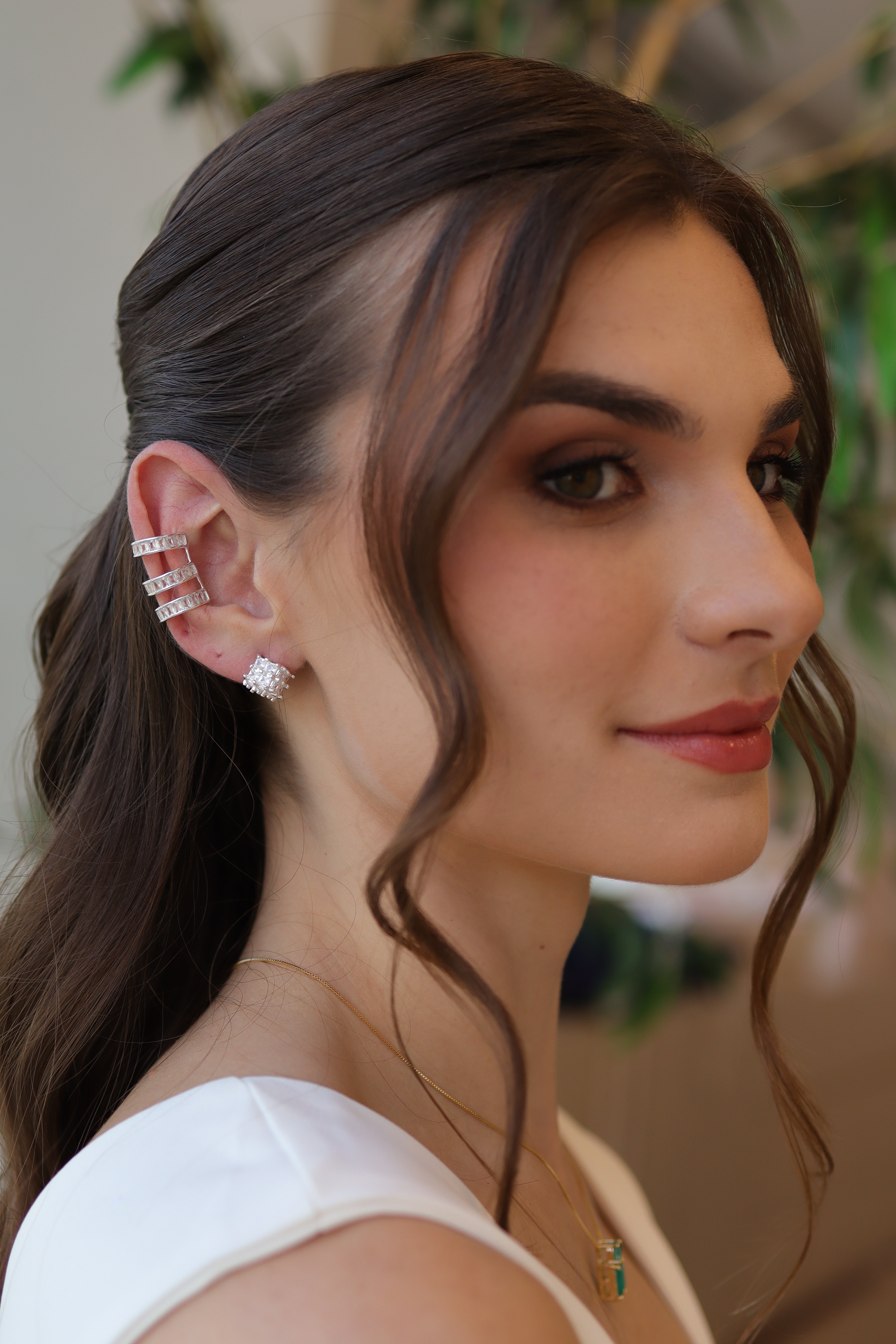 Piercing Zircônia Baguete