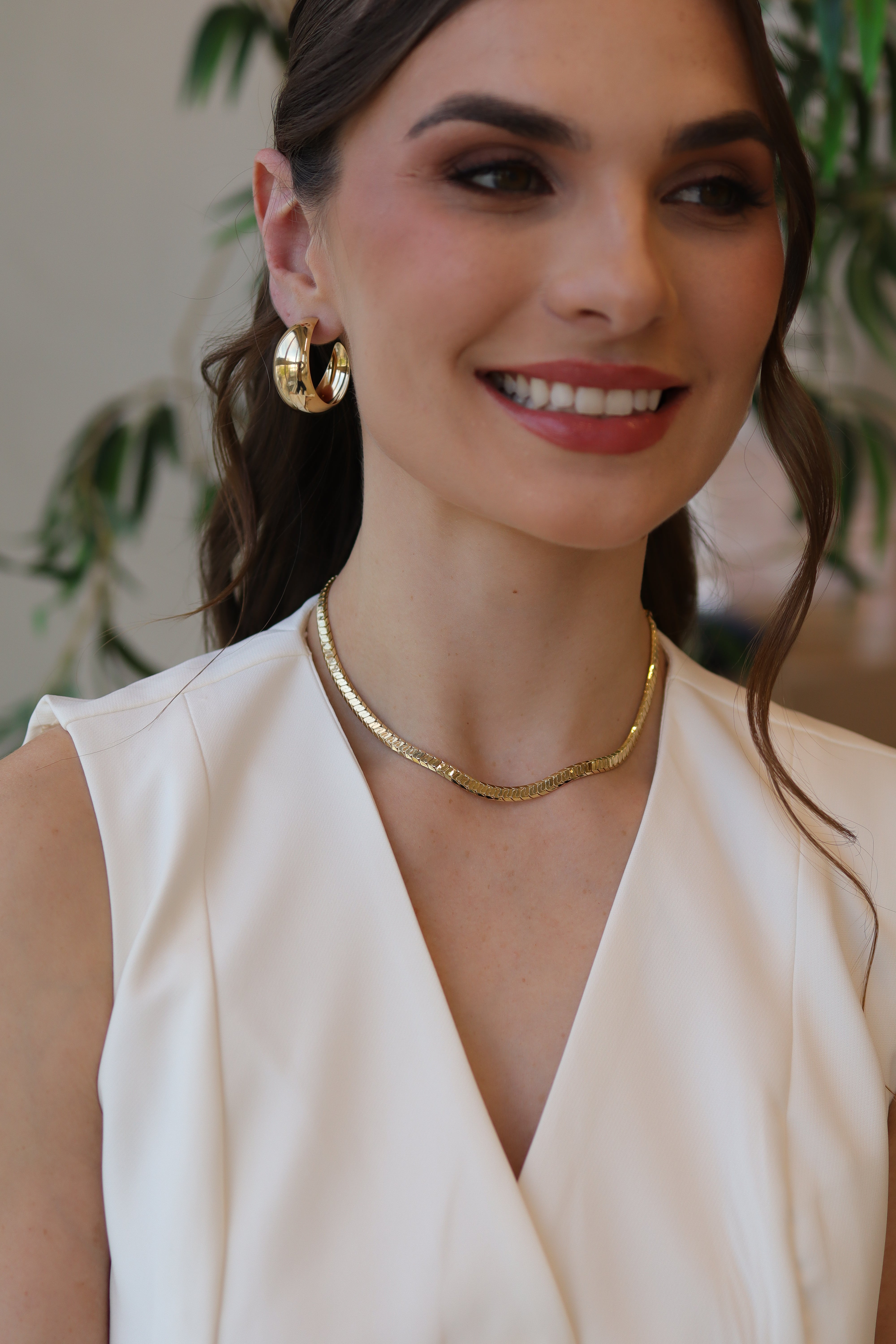 Colar Fita Espelhada