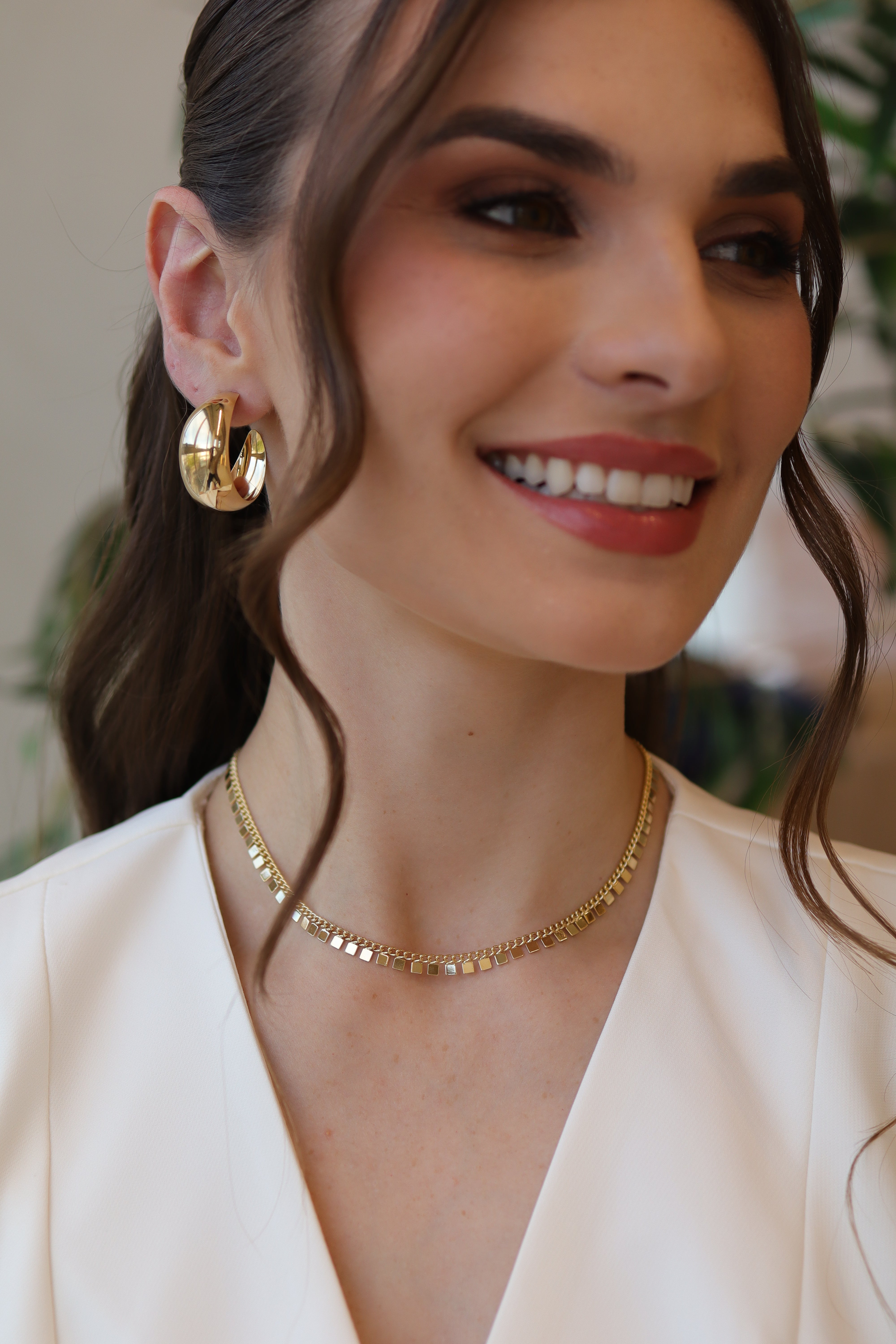 Colar Quadradinhos Liso