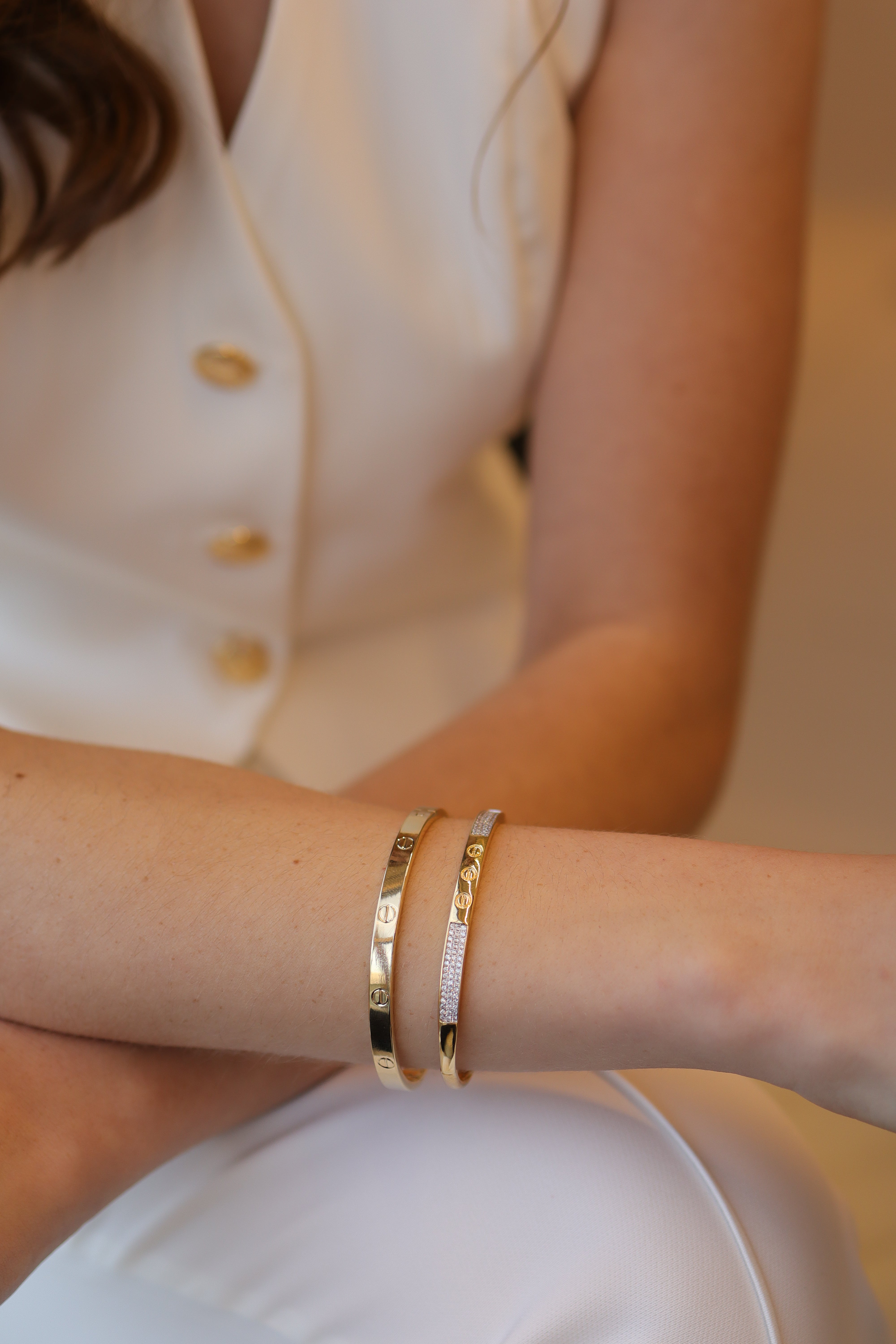 Bracelete Love Cravejado