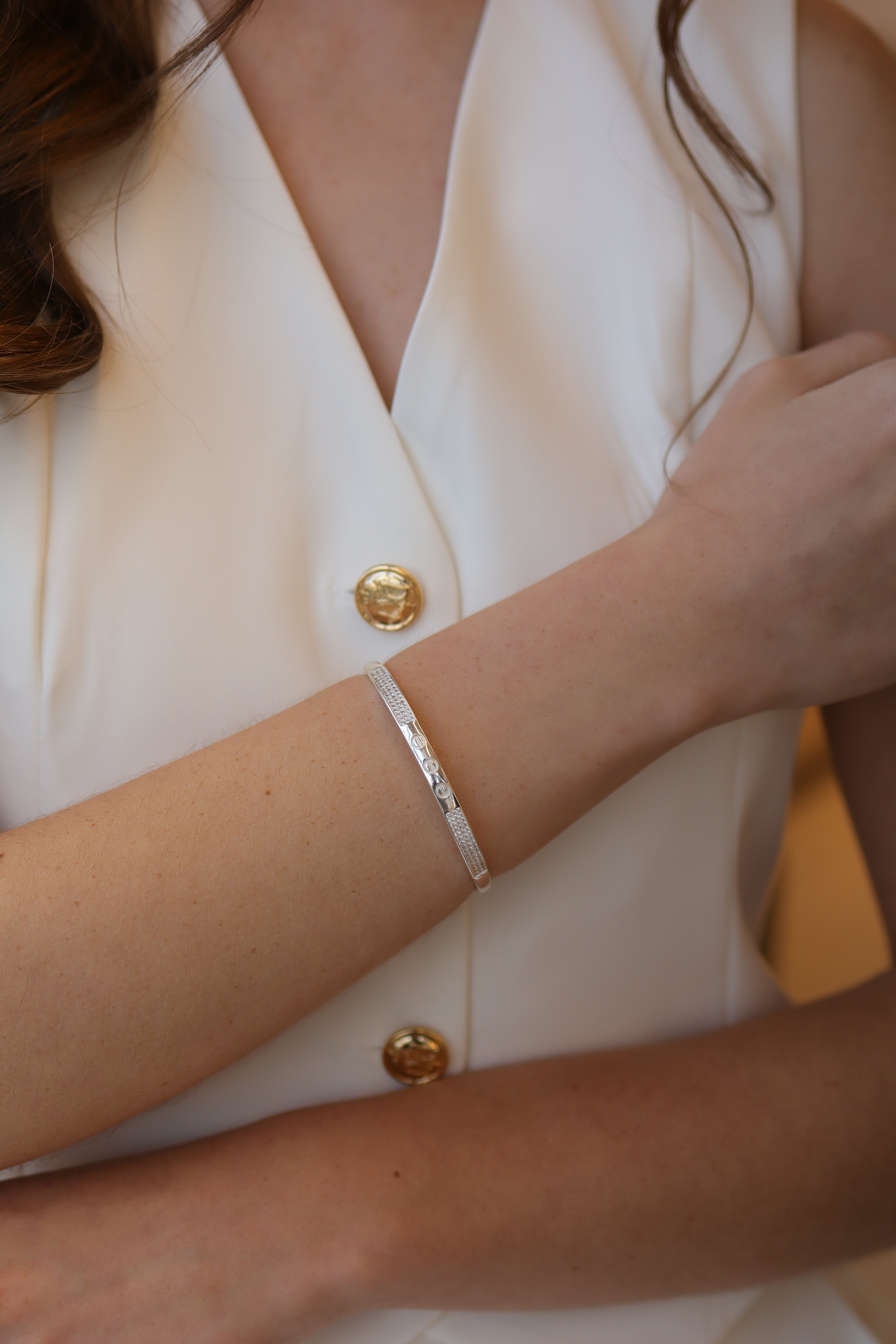 Bracelete Love Cravejado