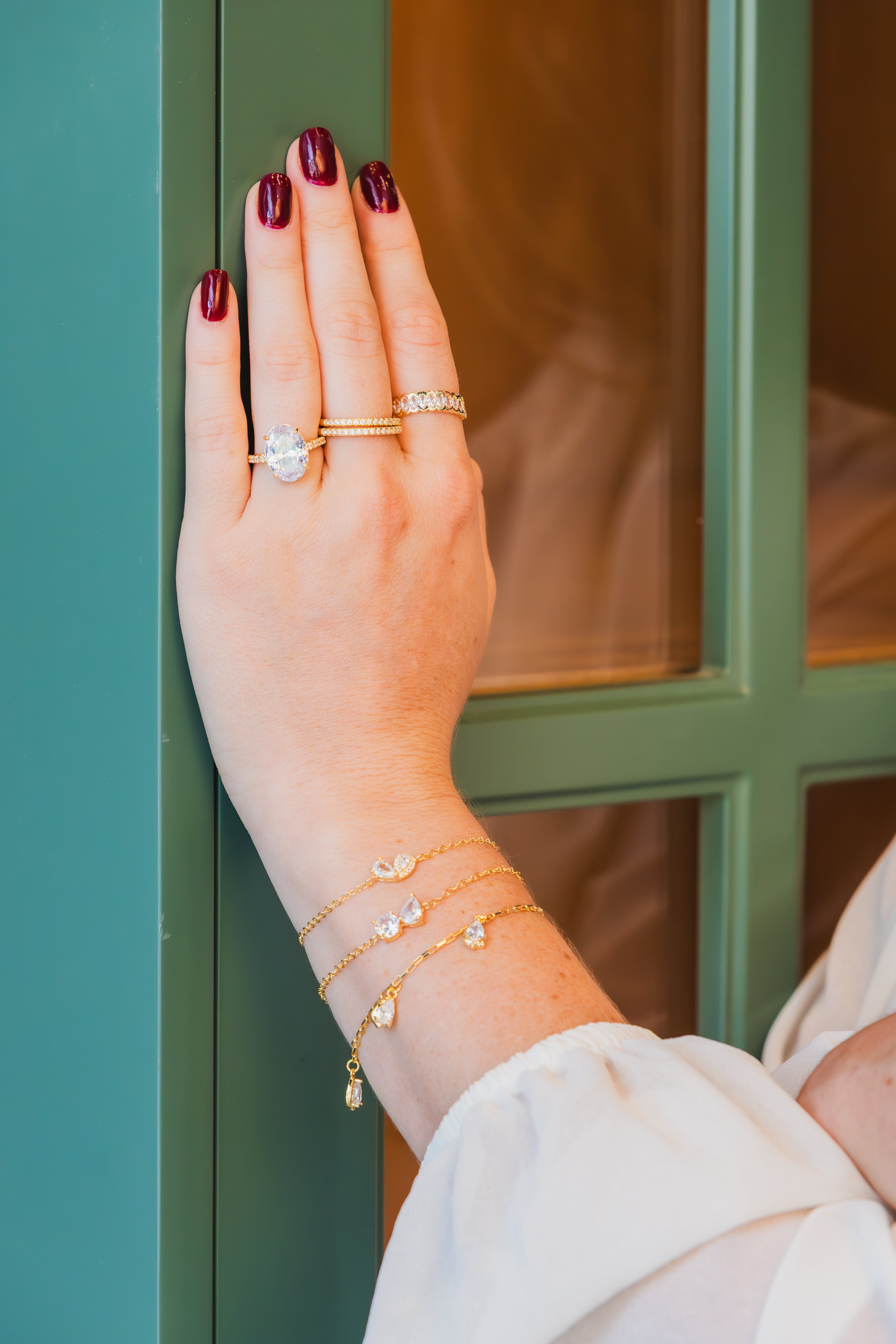 Pulseira Gotas Pendurado