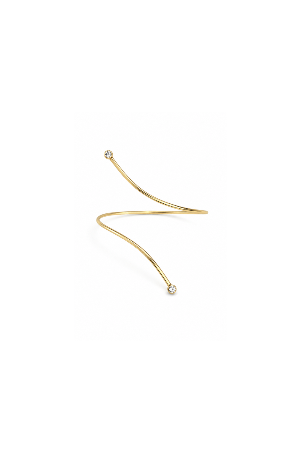 Bracelete Linha Duas Zircônias