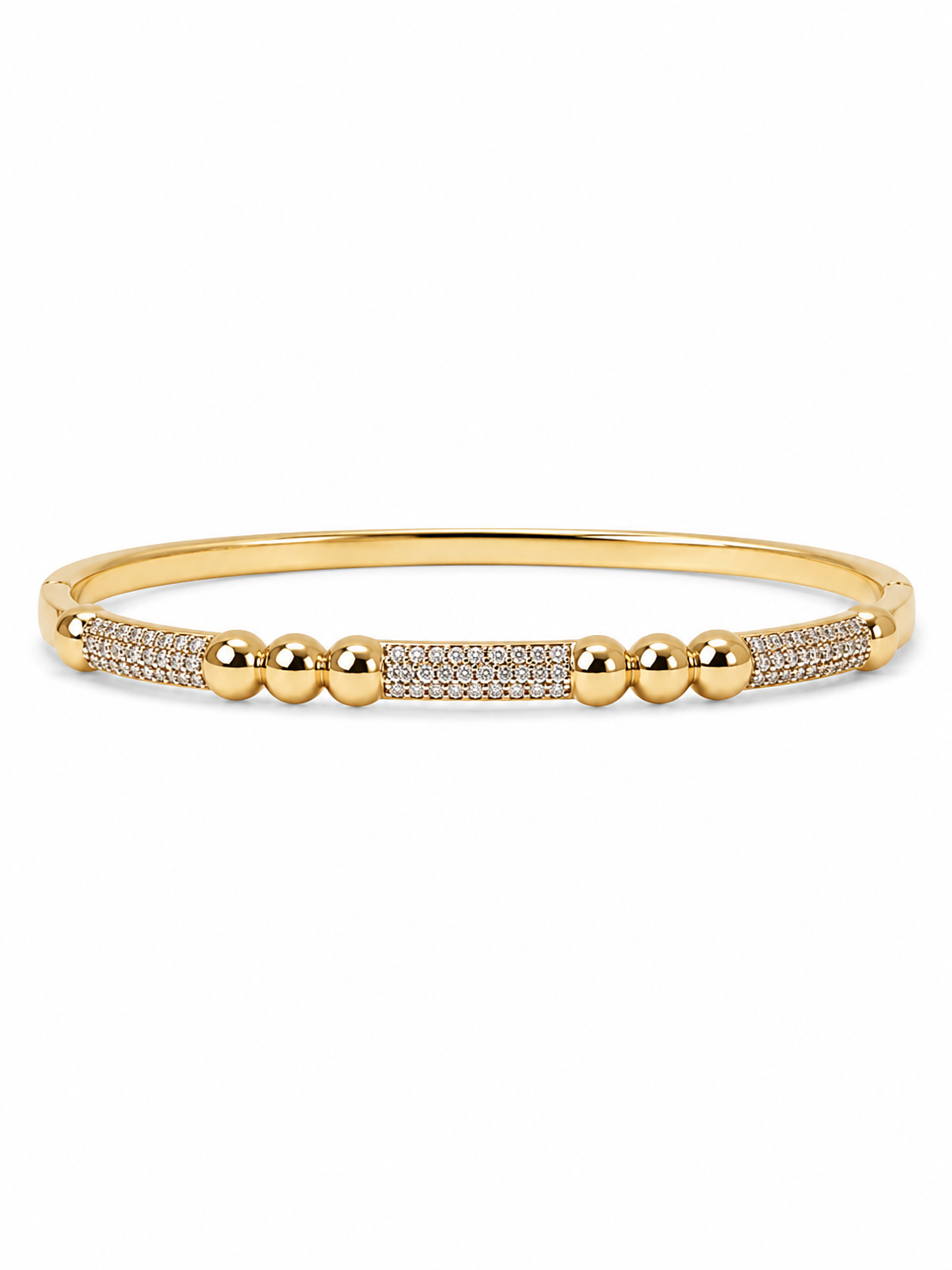 Bracelete Esferas Cravejado
