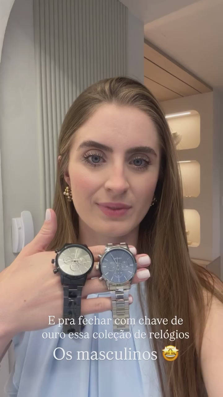 Relógio Santorini Silver